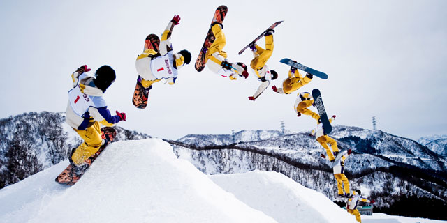 Snowboard Jump